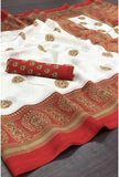Delicate Printed Art Silk Saree Roposo Clout