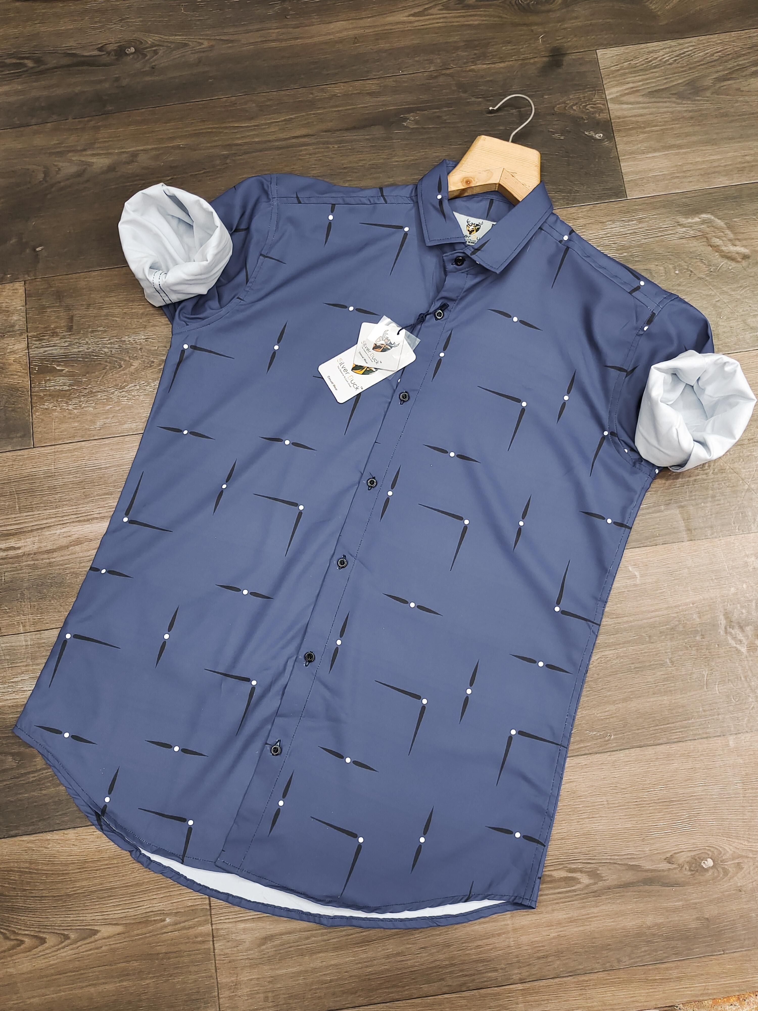 Cotton Printed Full Sleeves Mens Casual Shirt Roposo Clout