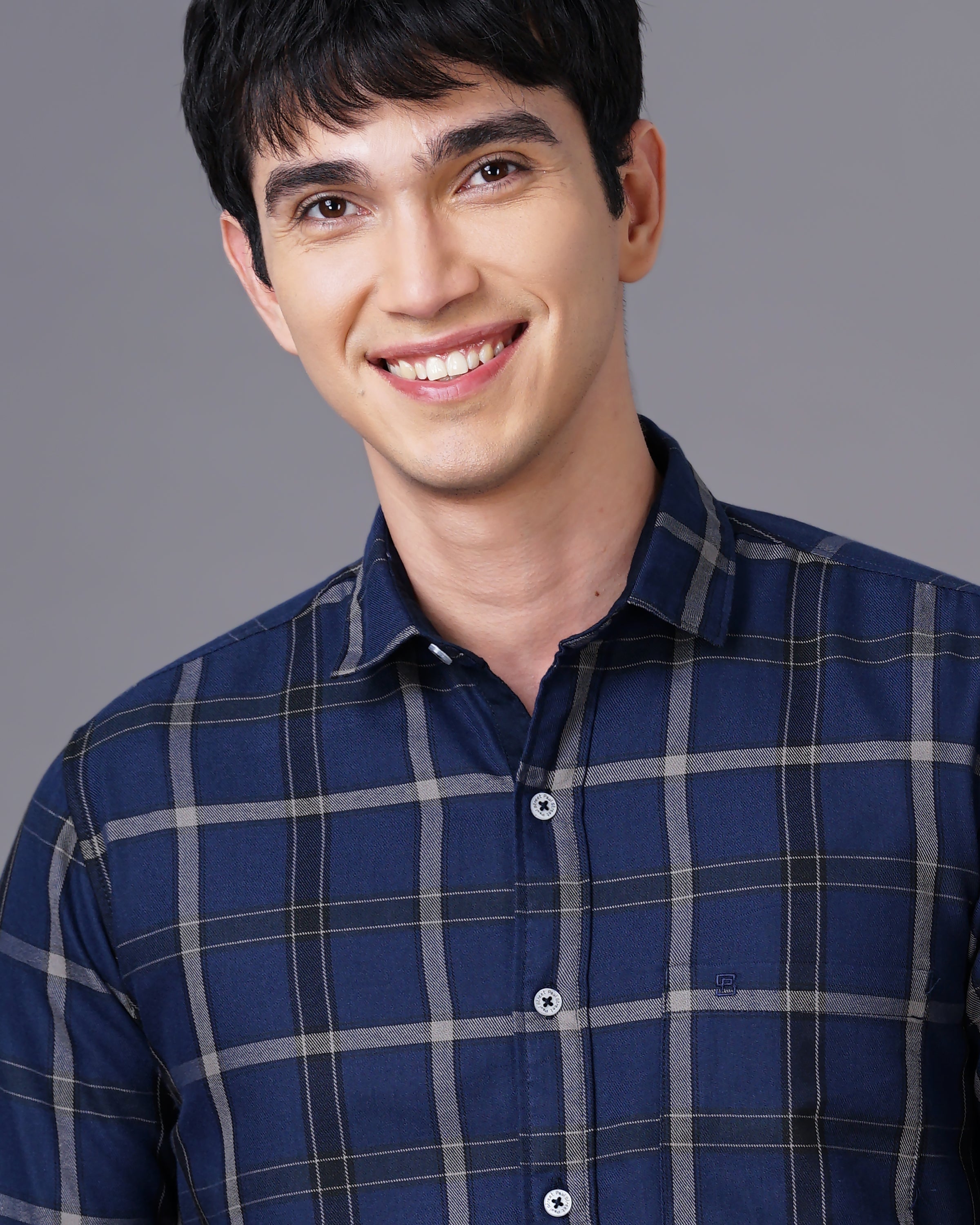 Cotton Check Print Casual Shirt For Men's Roposo Clout