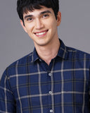 Cotton Check Print Casual Shirt For Men's Roposo Clout
