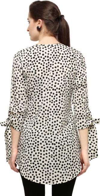 Women's Cotton Rayon Printed Tunic Top Roposo Clout