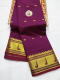 Elegant Solid Khadi Cotton Silk Saree Roposo Clout