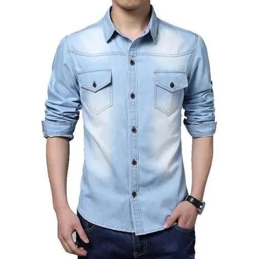 Cotton Solid Full Sleeves Mens Casual Shirt Roposo Clout