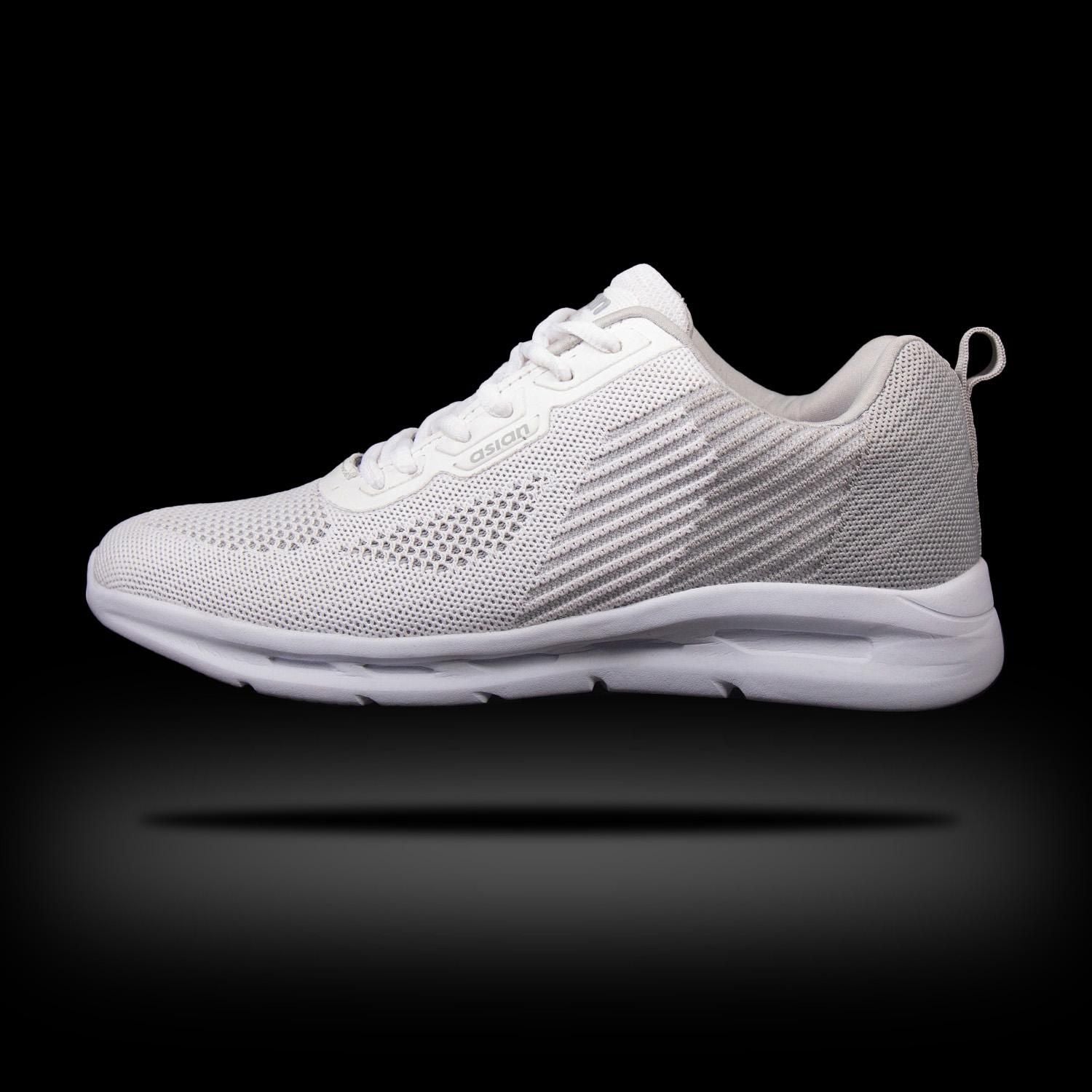 Asian Delta-14 White Sports Shoes Roposo Clout