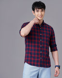 Men Checks Cotton Casual Shirt Roposo Clout