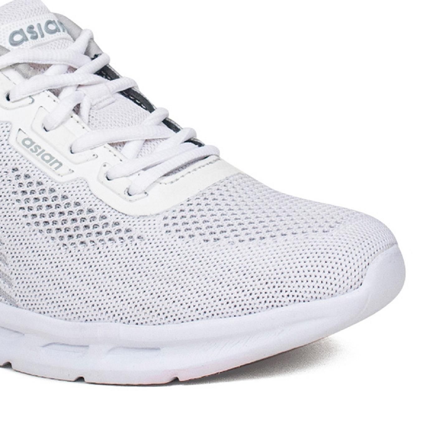 Asian Delta-14 White Sports Shoes Roposo Clout