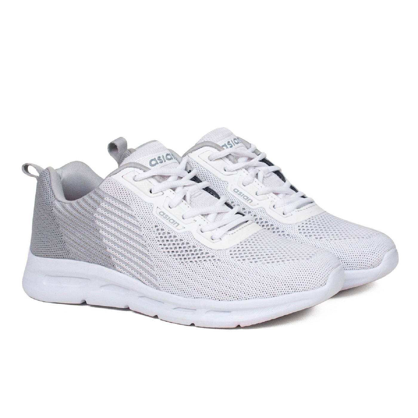 Asian Delta-14 White Sports Shoes Roposo Clout