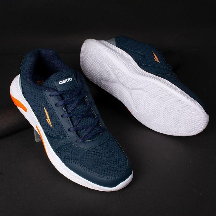 Asian Velocity-01 Navy Sports Shoes Roposo Clout