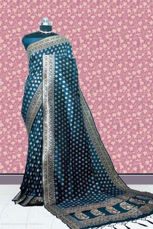 Latest Jacquard Weaving Kanjivaram Silk Sarees Roposo Clout