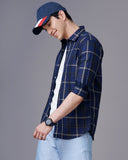 Cotton Check Print Casual Shirt For Men's Roposo Clout