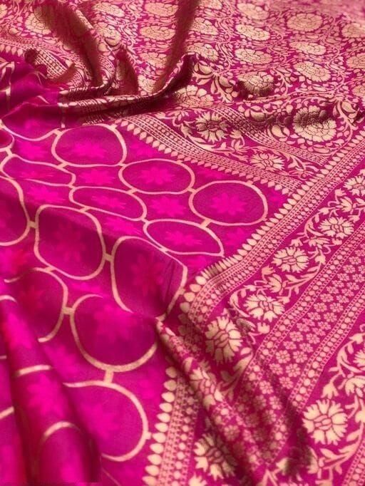 Gorgeous Jacquard Weavimg Kanjivaram Silk Sarees Roposo Clout