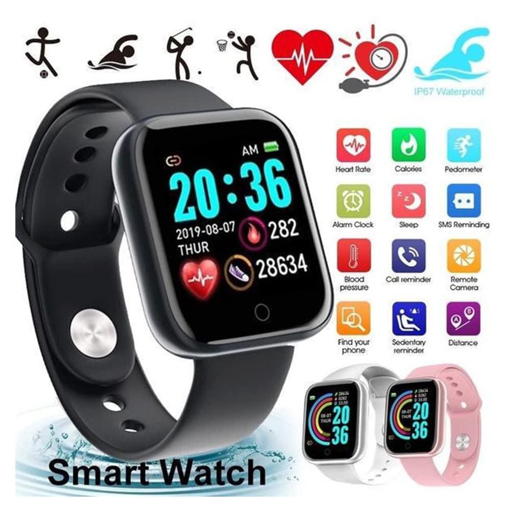 Smart Watch D20 - Smart Watch for Men and Woman Android Bluetooth with Heart Rate Activity Tracker, Calorie Counter, Blood Pressure, OLED Touchscreen Fitness Roposo Clout