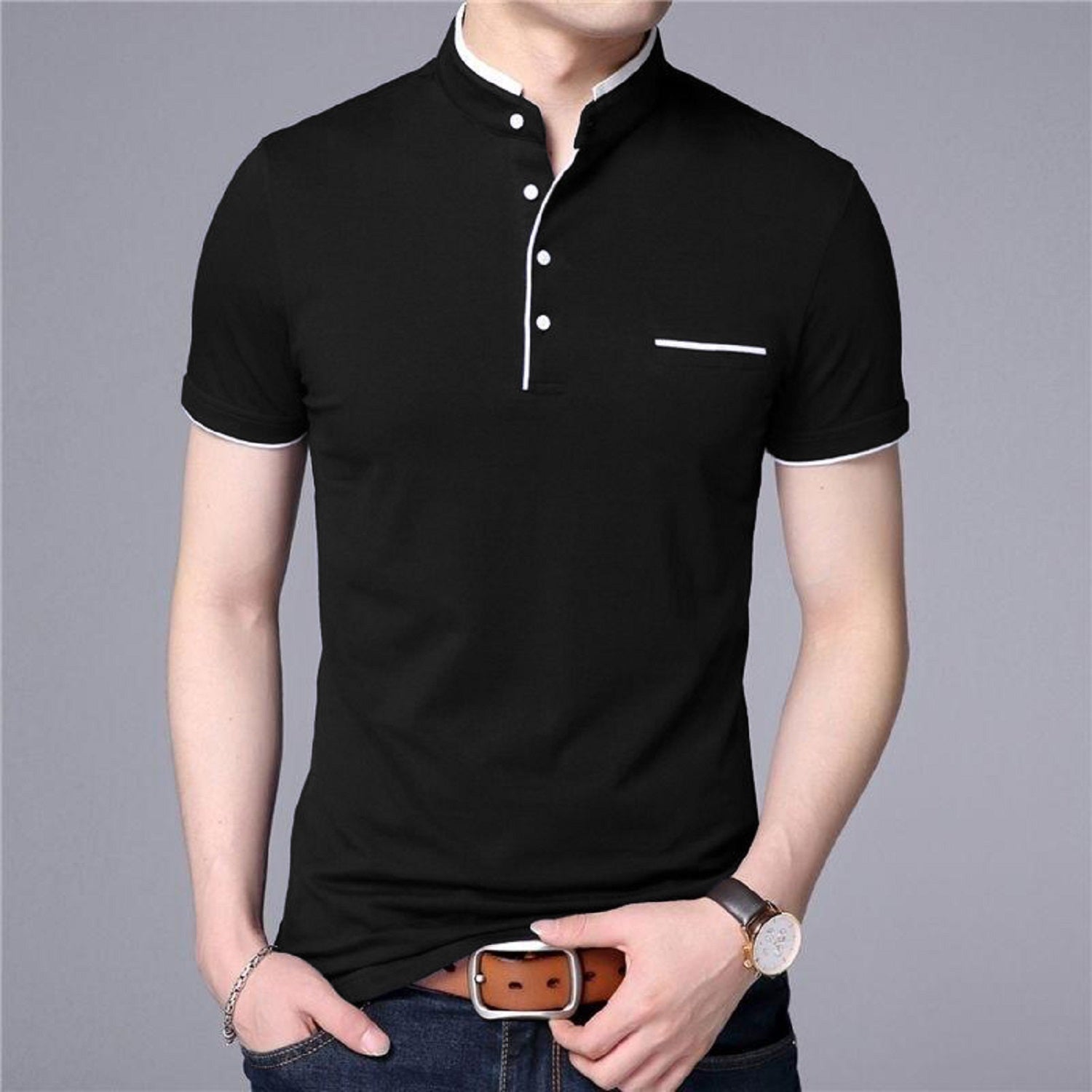 Mens casual cotton T-shirts Roposo Clout