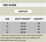 Darzi Women's Lycra Blend Solid V-Neck Jumpsuit Roposo Clout