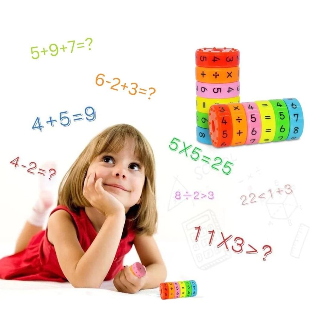 Math Wheel For Kids Education(Pack Of 1 )( 6 pieces) Roposo Clout