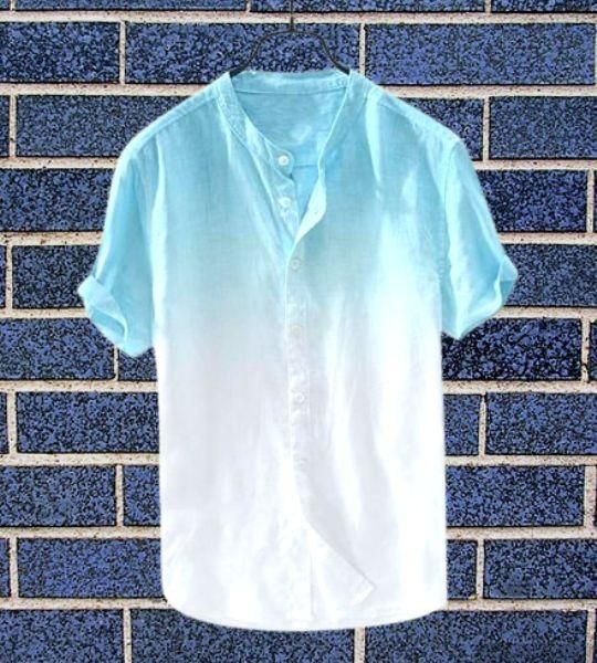 Rayon Cotton Color Block Half Sleeves Regular Fit Casual Shirt Roposo Clout