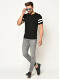 Cotton Side Stripes Half Sleeves Mens Tshirts Roposo Clout
