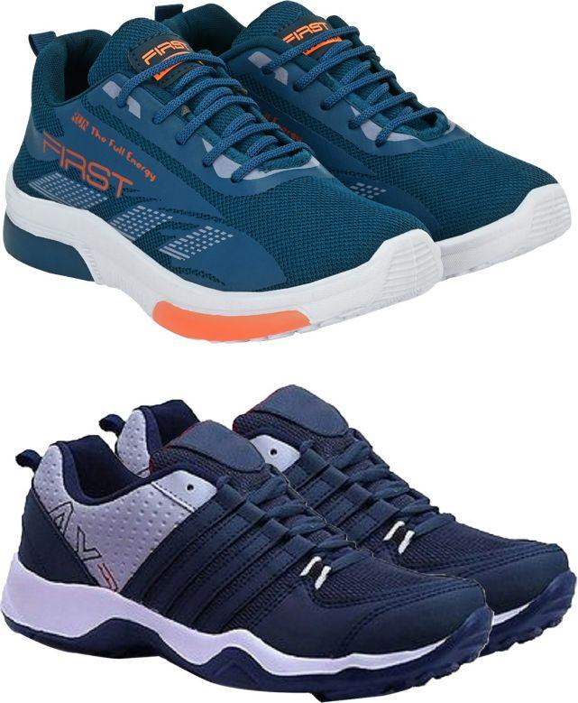 BIRDE Trending Stylish Walking & Running Comfortable Sports Shoes For Men Pack Of 2 Roposo Clout