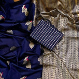 Authentic Jacquard Weaving Banarasi Silk Sarees Roposo Clout