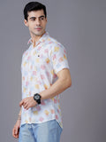 Blended Printed Half Sleeve Mens Shirt Roposo Clout