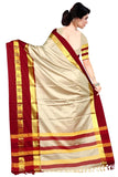 Precious Solid With Zari Border Cotton Silk Saree Roposo Clout