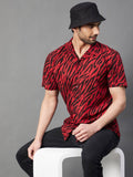 Rigo Rayon Printed Half Sleeves Regular Fit Mens Casual Shirt Roposo Clout