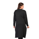 Women's Woolen Stripe Full Sleeves Kurti Roposo Clout