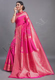 Unique  Jacquard Weaving  Banarasi Silk Sarees Roposo Clout