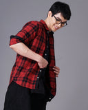 Cotton Check Print Casual Shirt For Men's Roposo Clout
