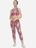Women's Polyester Printed Sports Track Suit Roposo Clout
