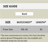 Women's Woolen Stripe Full Sleeves Kurti Roposo Clout