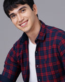 Men Checks Cotton Casual Shirt Roposo Clout