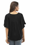 Women's Rayon Poncho Top Roposo Clout