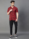Rigo Rayon Printed Half Sleeves Regular Fit Mens Casual Shirt Roposo Clout