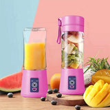 Portable Rechargeable Electric USB Juicer Mixer with 6 Blades (MULTI Color) Roposo Clout