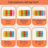 Math Wheel For Kids Education(Pack Of 1 )( 6 pieces) Roposo Clout