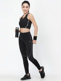 Womens Poly Lycra Solid Sports Track Suit Roposo Clout