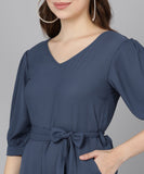 Women's Trendy Solid Crepe Jumpsuit Roposo Clout