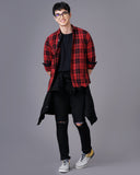 Cotton Check Print Casual Shirt For Men's Roposo Clout