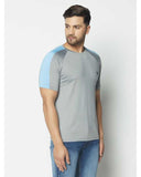 Striped Print Half Sleeves Round Neck T-shirts For Men's Roposo Clout