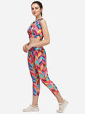 Women's Polyester Printed Sports Track Suit Roposo Clout