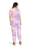 Women's Linen Cotton Tie Dye Tracksuit Roposo Clout