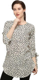 Women's Cotton Rayon Printed Tunic Top Roposo Clout