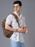 Blended Printed Half Sleeve Mens Shirt Roposo Clout