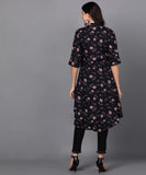 Women's Viscose Rayon Printed High Low Tunic Top Roposo Clout