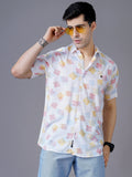 Blended Printed Half Sleeve Mens Shirt Roposo Clout