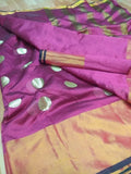 Pretty Zari Embroidered Cotton Silk Saree Roposo Clout