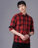 Cotton Check Print Casual Shirt For Men's Roposo Clout