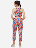 Women's Polyester Printed Sports Track Suit Roposo Clout