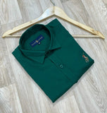 Cotton Solid Full Sleeves Regular Fit Mens Casual Shirt Roposo Clout